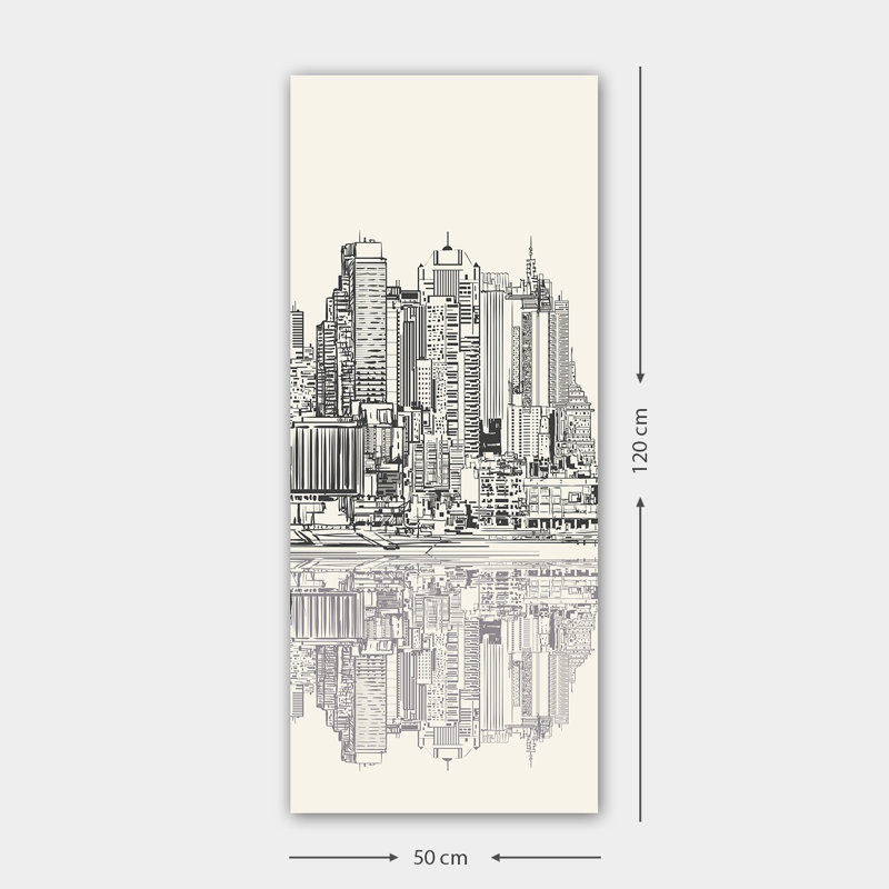 Wrapped Canvas Drawing