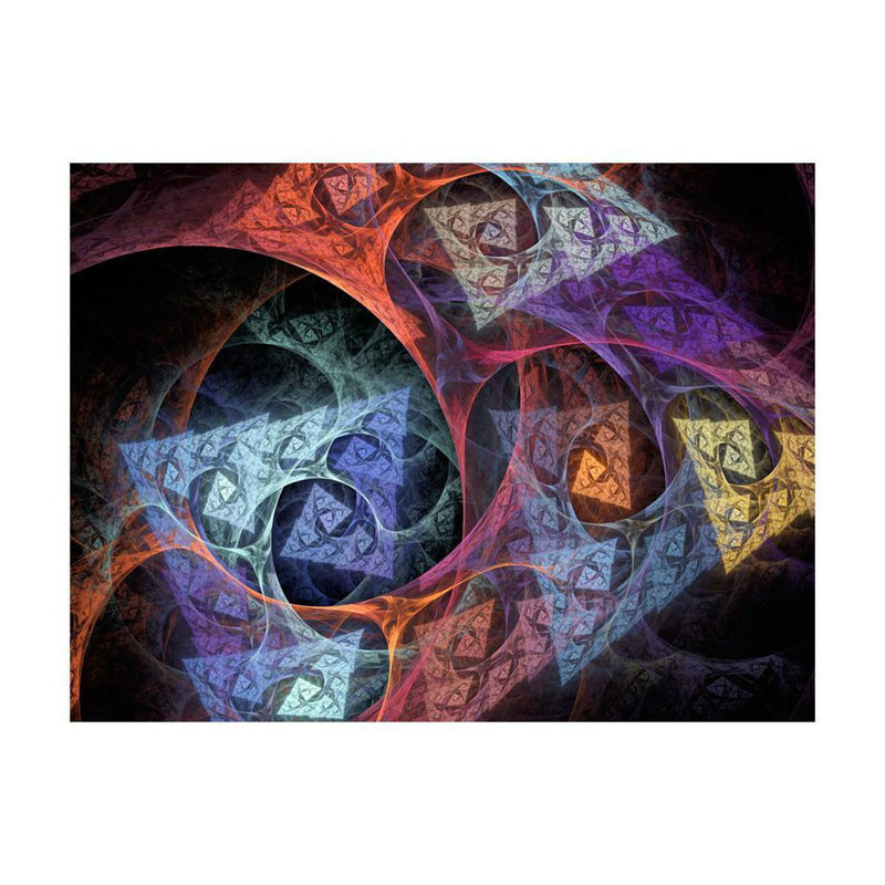 Abstract Wall Mural, 121" L x 157" W