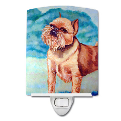 Brussels Griffon Ceramic Night Light