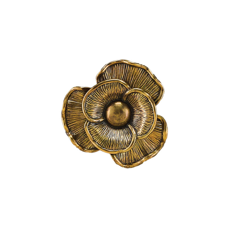 Novelty Pull, Antique Brass