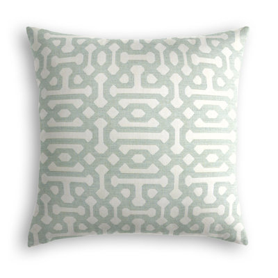 Maxwell Geometric Outdoor Reversible Throw Pillow