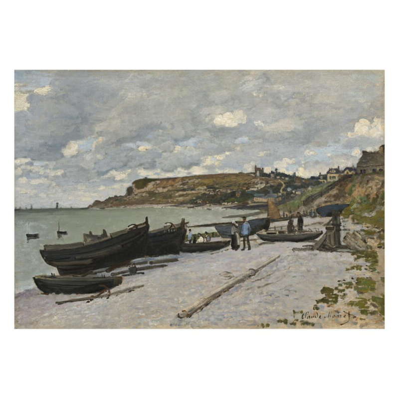 «Sainte-Adresse» par Claude Monet - Estampe numérique, H 22 po x l 28 po