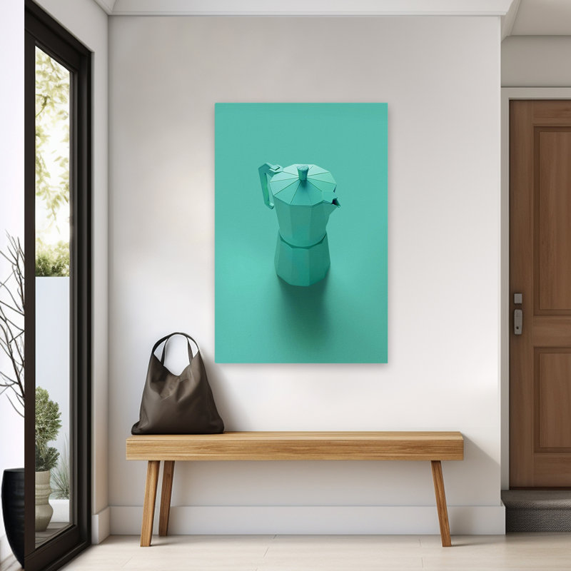 Rêves verts - floral, nature morte, cuisine, type café, art, H 60 po x l 40 po