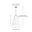 Luminaire suspendu à 1 lumière Kipling Elo-2116132068-2116132071
