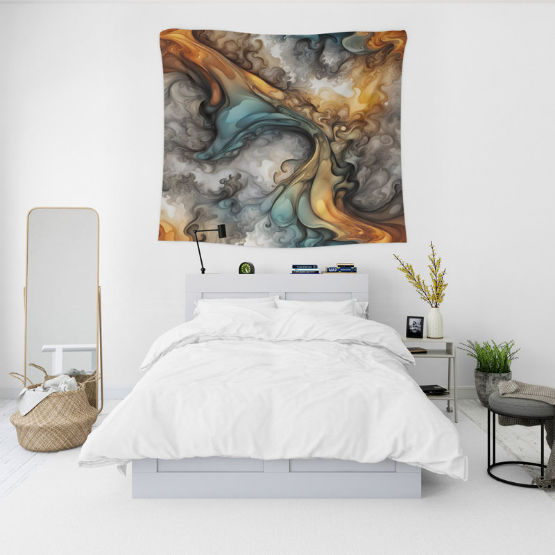 Tapisserie murale, H 60 po x l 51 po x P 0,5 po