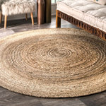 Aevry Natural Jute Area Rug