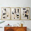 ABSTRACT Series CCCCLX-III - Impression encadrée sur mesure de qualité supérieure - 3 pièces-962006513-962006517