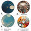 Owen - Décoration abstraite ronde en métal-109671691
