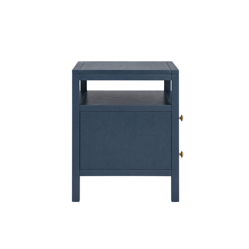 Table de chevet Gracie 27,6'' L, Bleu
