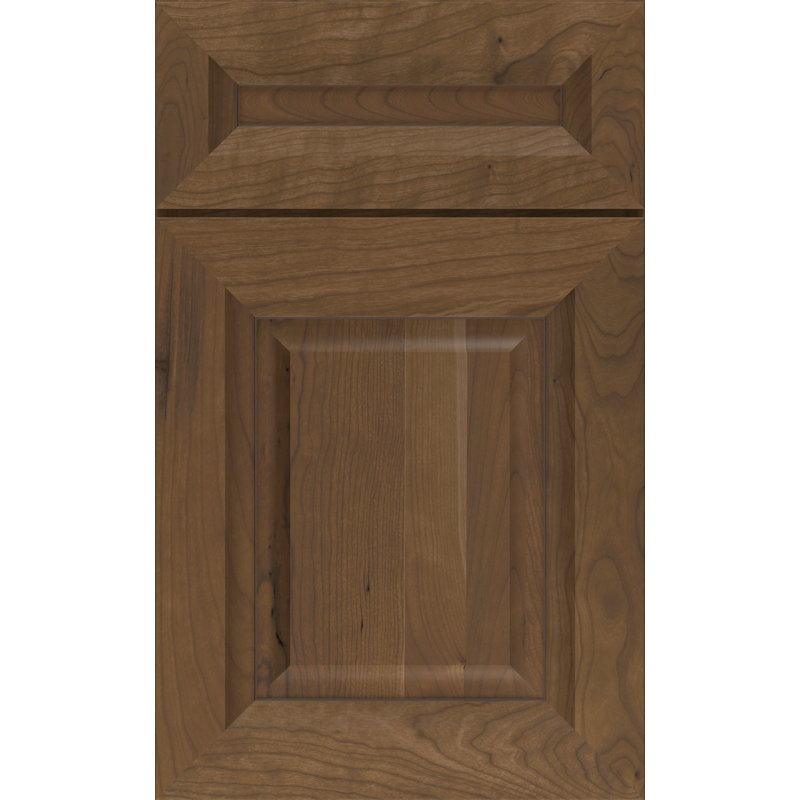 Échantillon de porte Cardwell, Carob w/Stone Glaze, Cerisier