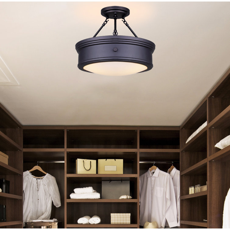 Rafelita Glass Semi Flush Mount