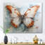 «Chemisier Orange White Butterflys Butterflys Flight I», reproduction sur toile-999339486-1000130750