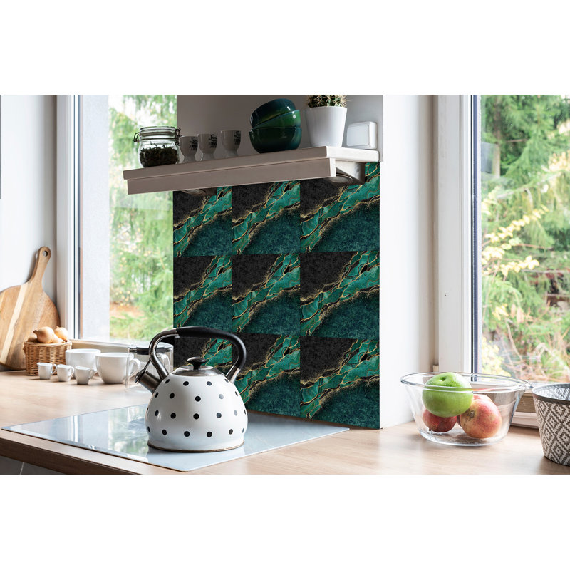 Hylke 30cm W x 30cm L Vinyl Peel and Stick Field Tile