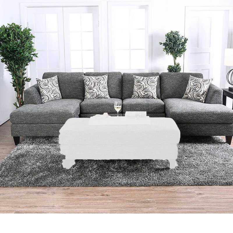 Canapé modulaire symétrique en chenille Anterious