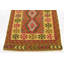 Tapis de zone en laine vert/beige/rouge 3 pi 4 po x 6 pi 6 po one-of-kind à la main noué la Doorfield