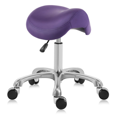 Lutha Adjustable Height Ergonomic Active Stool with Footrest