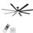 84-inch large black ceiling fan with remote control-1553934599