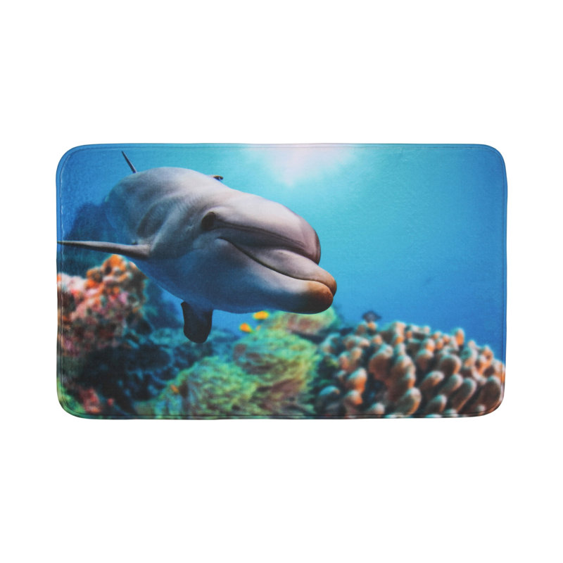 Lynnhaven Memory Foam Non-Slip Bath Rug, 70 cm
