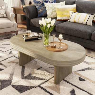 Table basse cannelée Mid Mid Modern