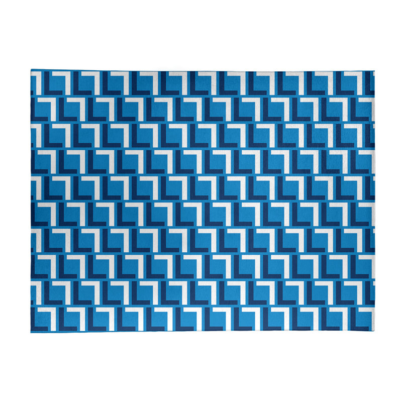Geometric Indoor Rug, Rectangle 8' x 10'