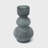 Glass Vase | 9.8" Long Grey Vase