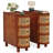 Cierah 2PCS Solid Wood End Table-1095978635