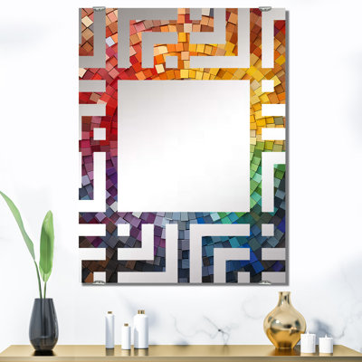 Fann - Abstract Spirals Wall Mirror Decor MIR137981