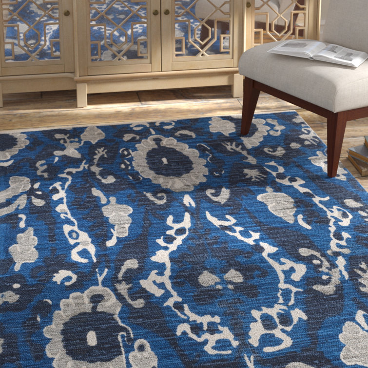 Dibbrun Cotton Oriental Indoor Rug