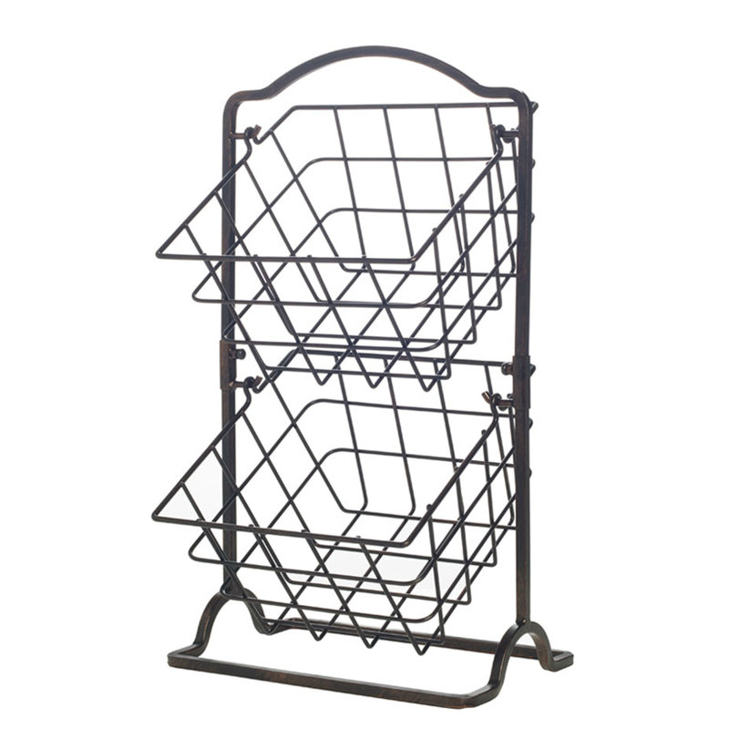 Panier suspendu à 2 niveaux Gourmet Basics par Mikasa, Rectiligne