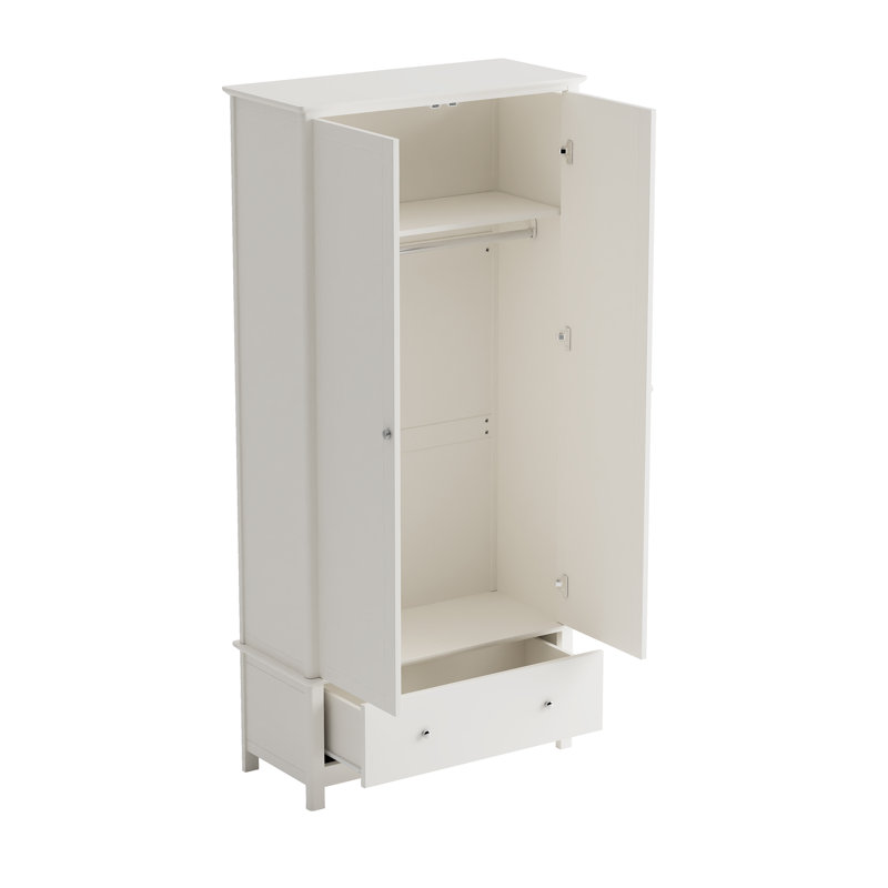 2 Door Manufactured Wood Wardrobe