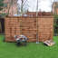 Urbanna 340cm W x 74.5cm D Solid Wood Log Store-36319768