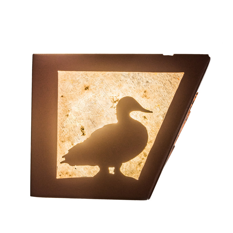 Rustic Lodge 4 - Light Bath Bar, Rust, Silver, GU24/Twist and Lock