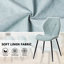 Miko 50cm H Velvet Upholstered Metal Side Chair-254413154