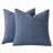 18 x 18 Inch Boho Linen Check Decorative Throw Pillow Covers-135755020