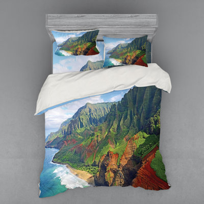 Hawaiian Coastal Duvet Cover