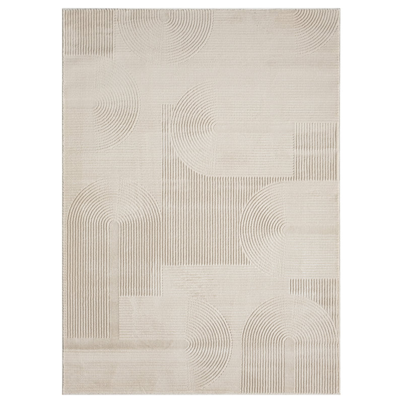 Nuevo Collection Modern Abstract Geometric Area Rug, Rectangle 1'9" x 3'2"