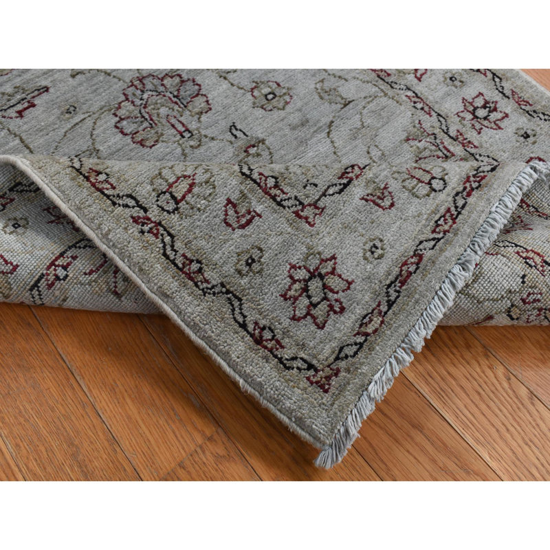 Tapis de couloir gris nouvel âge en laine 2 pi 8 po x 13 pi Audon