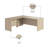 Studio C L Shaped Desk with Return-699886332-699886322