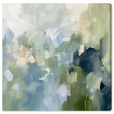 Minted Brush Canvas Minimal Abstracts by Art Remedy