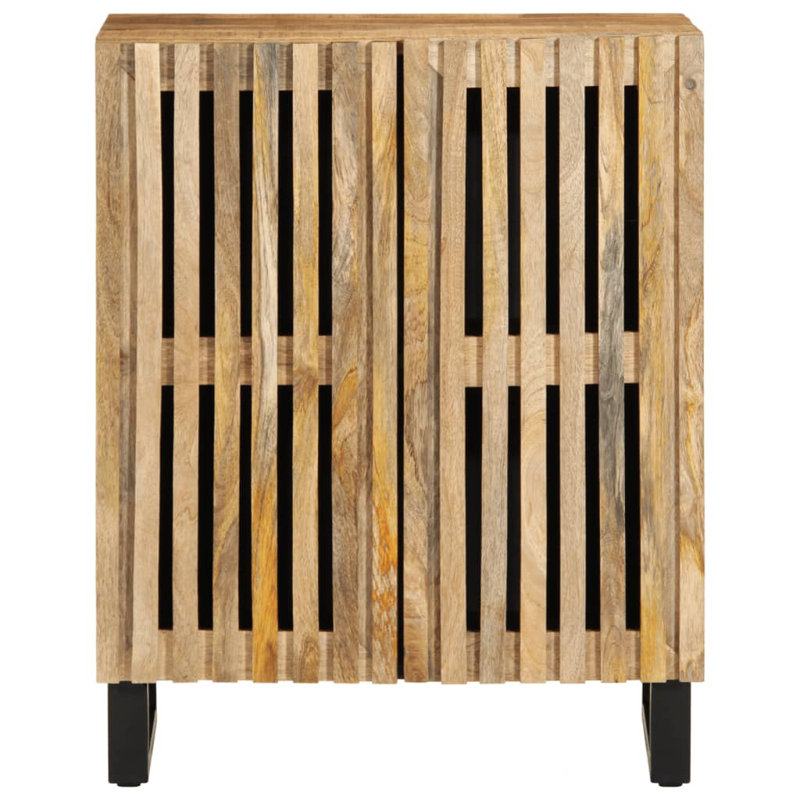Aleja Solid Wood Accent Chest, Natural Brown
