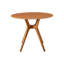 Table de salle à manger ronde en bois massif 3 pièces Evangéliste