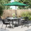 Cassady Outdoor Garden Tempered Glass White Wood Grain Coffee Table-1297626619-1297626623