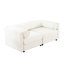 Élégant canapé 2 places en chenille avec siège de rangement-762504475