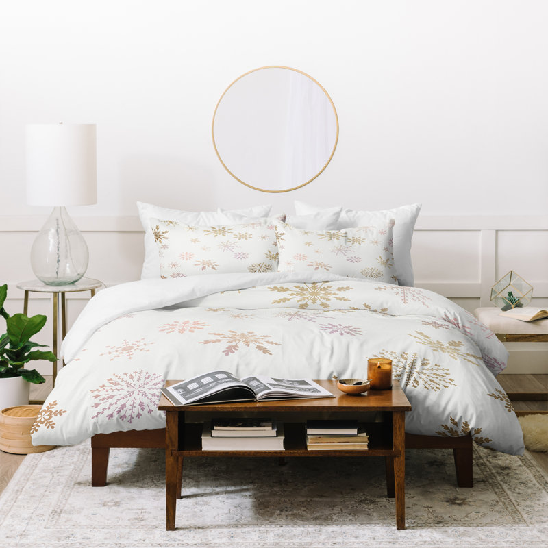 Farmhouse / Country Floral Duvet Cover, Twin Duvet Cover +  1 Sham