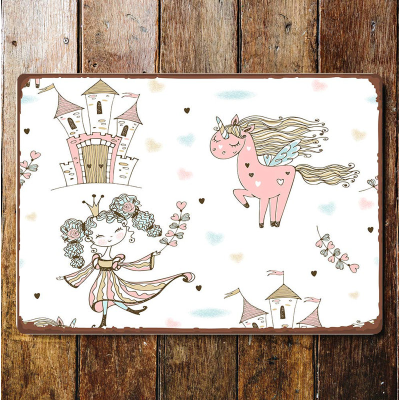 3620 Handmade Fantasy & Sci-Fi Wall Decor on Metal, 28cm H x 40cm W