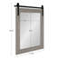 Dayanah Modern Farmhouse Distressed Accent Mirror-840105972-869896441
