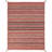 Steffes Striped Hand Knotted Cotton Rust Area Rug-25590489