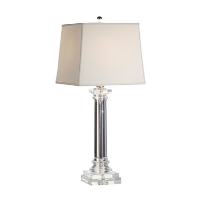 Lampe de table ronde en colonne 31 po