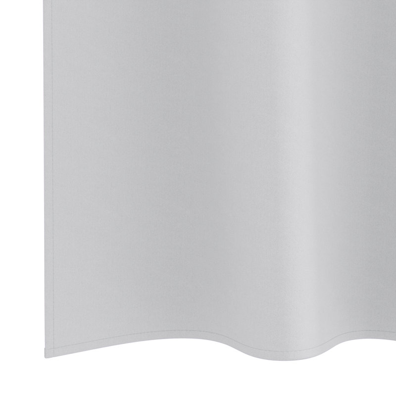Tacorian Curtain Pair, 140cm Width x 225cm Drop, Pale Grey
