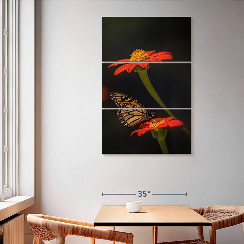 Brampt Butterfly Portrait I, 65" H x 42" W